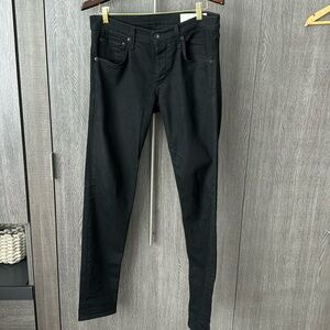 Rag & Bone black mens jeans, size 32, stretchy
